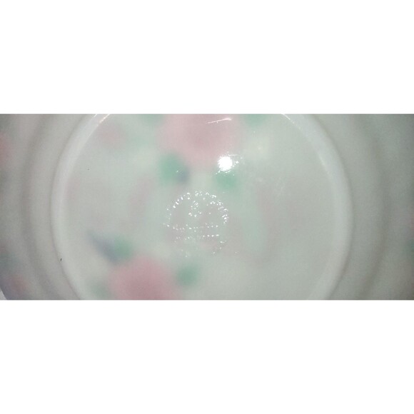 10" Hand Painted Anchor Hocking Suburbia Plate Mother's Day Vintage - Picture 4 of 4